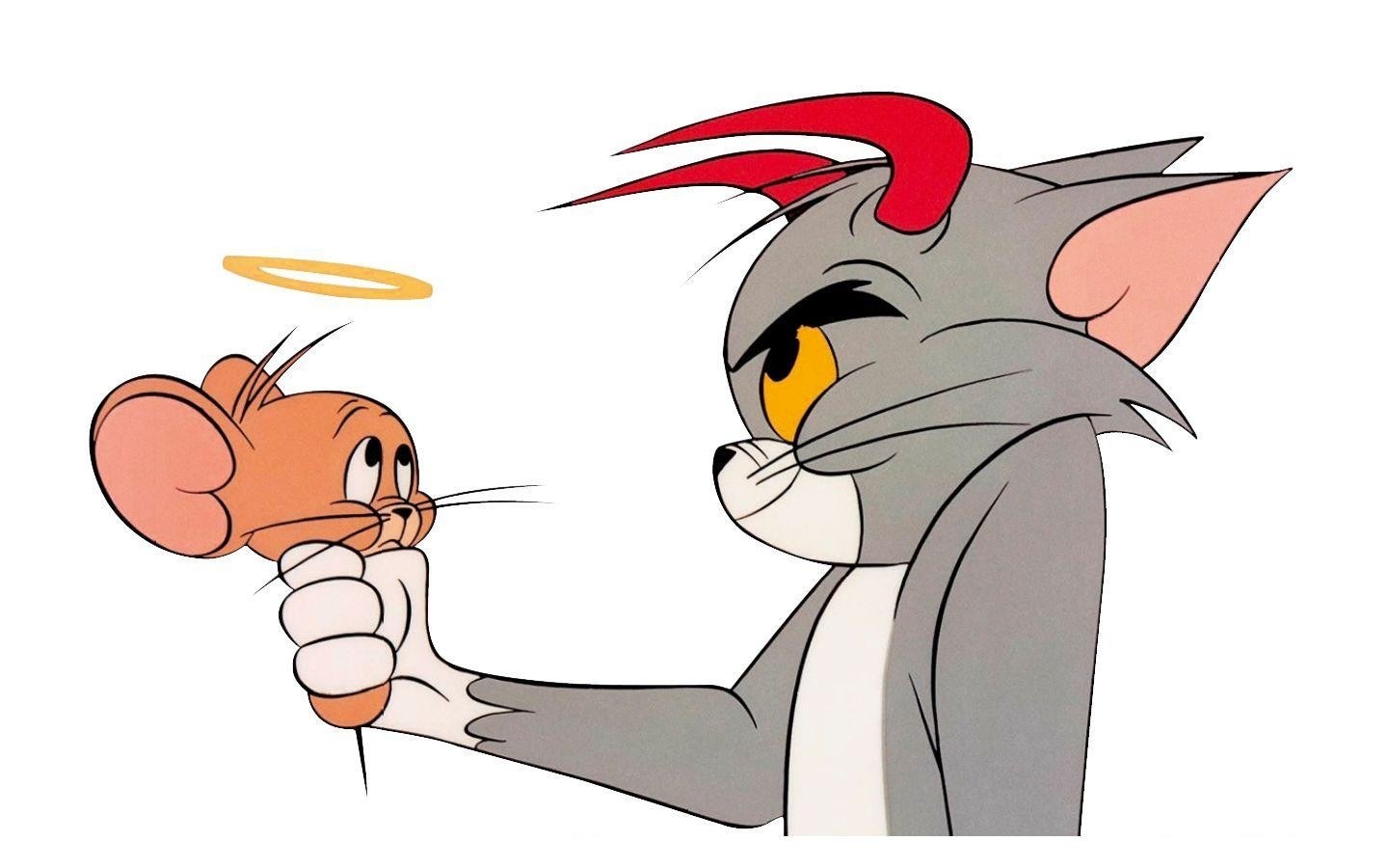 Tom and Jerry cartoon scene