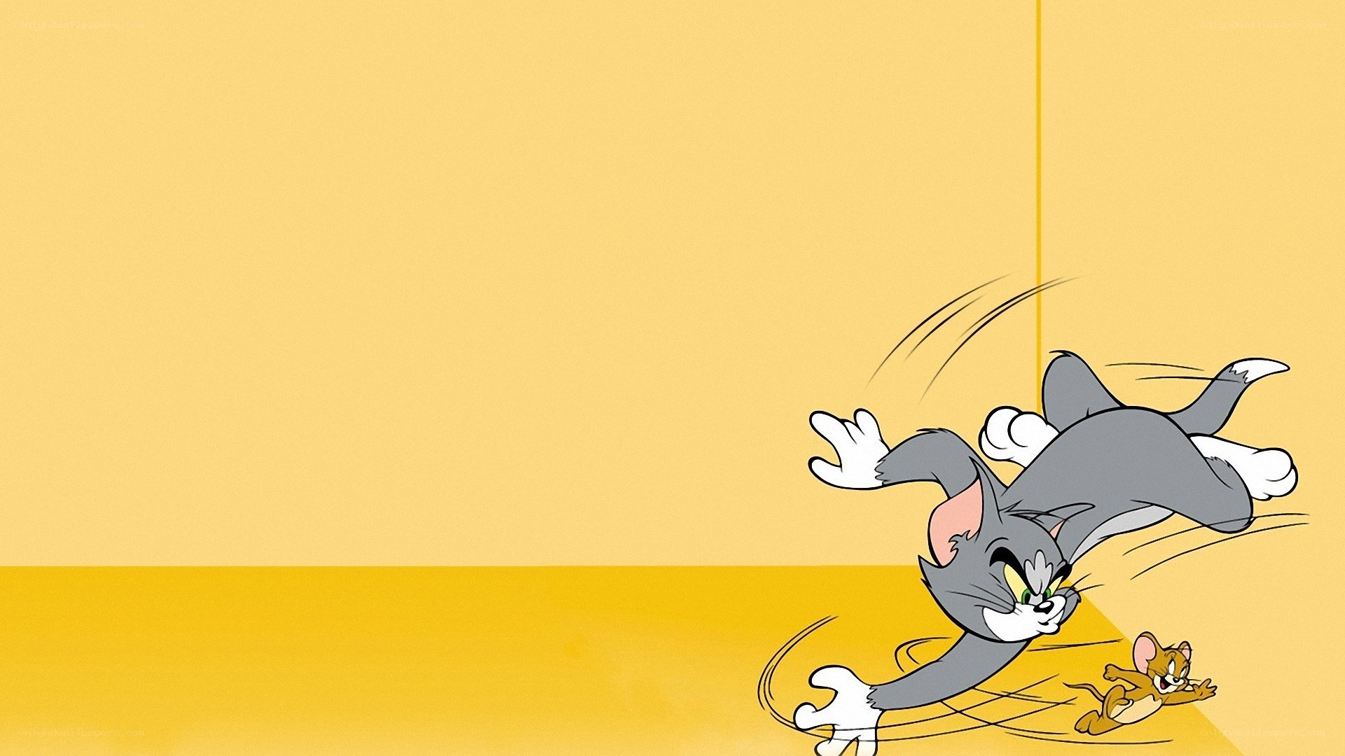 Tom and Jerry chase scene