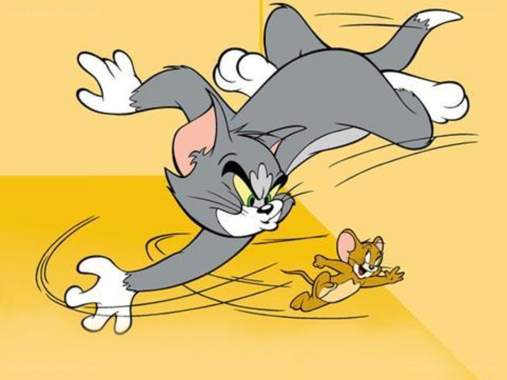 Tom and Jerry chase scene