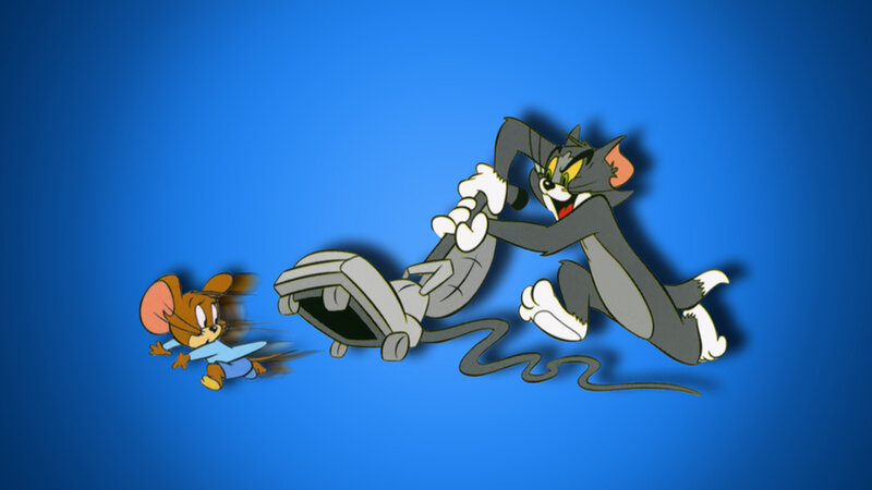 Tom and Jerry Chasing — Blue