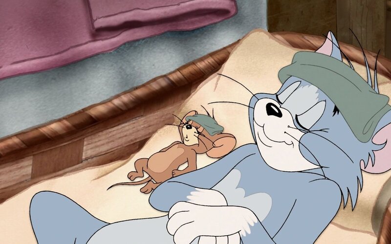 Tom and Jerry in Bed
