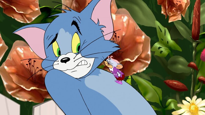 Tom and Jerry in Flowers