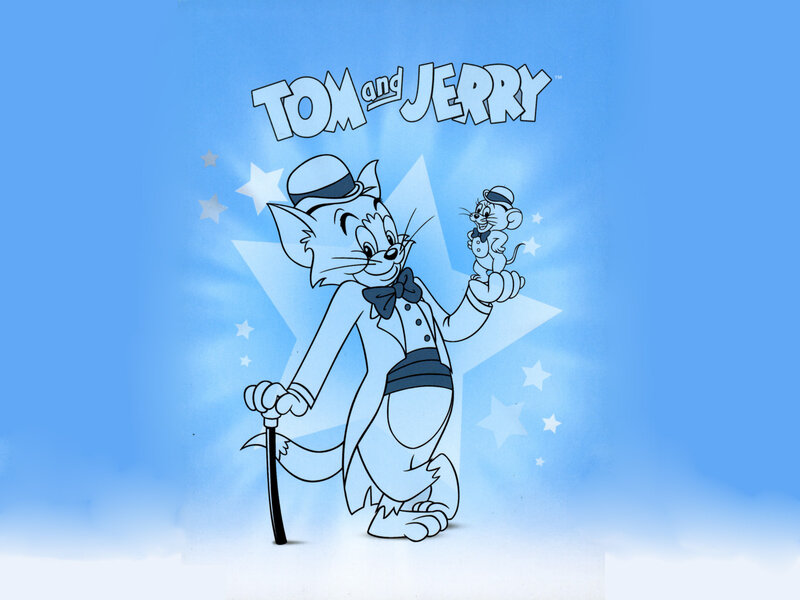 Tom and Jerry in formal wear