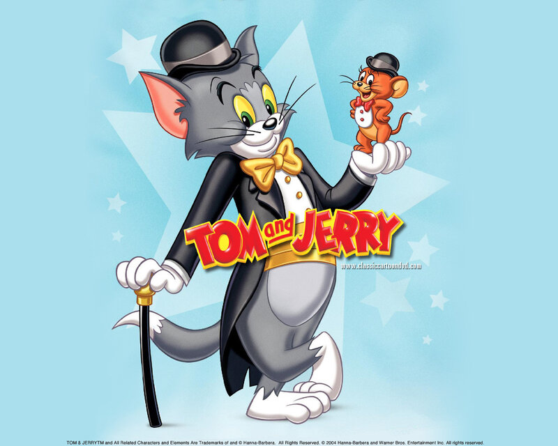 Tom and Jerry in formal wear