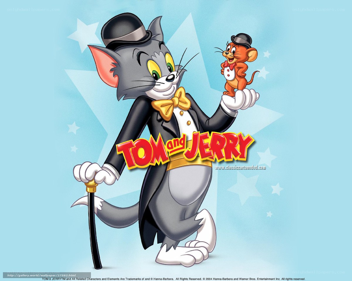 Tom and Jerry in tuxedos