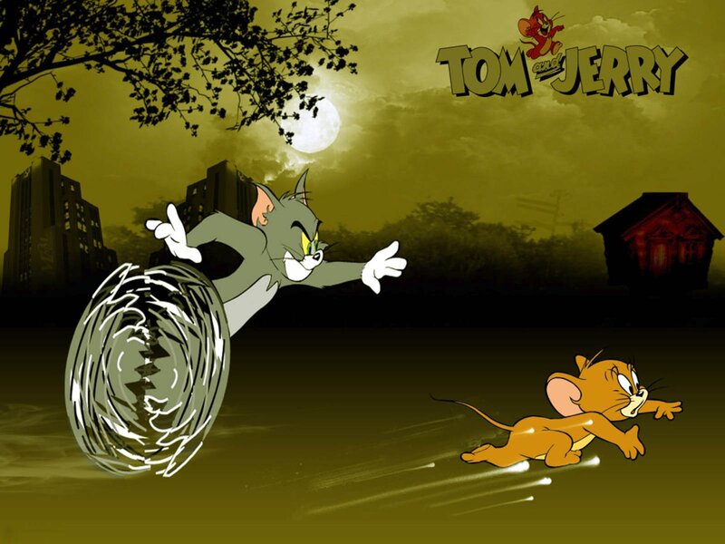 Tom and Jerry Running — Green, Dramatic