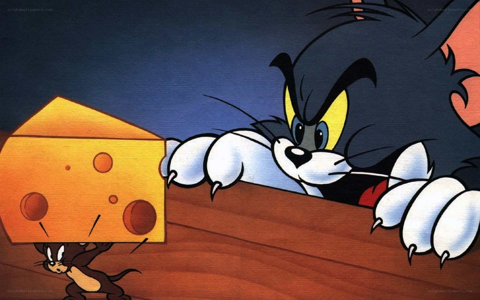 Tom and Jerry with cheese