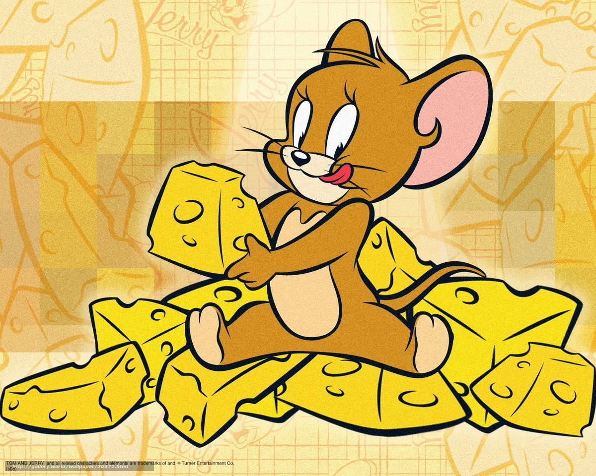 Tom and Jerry with cheese