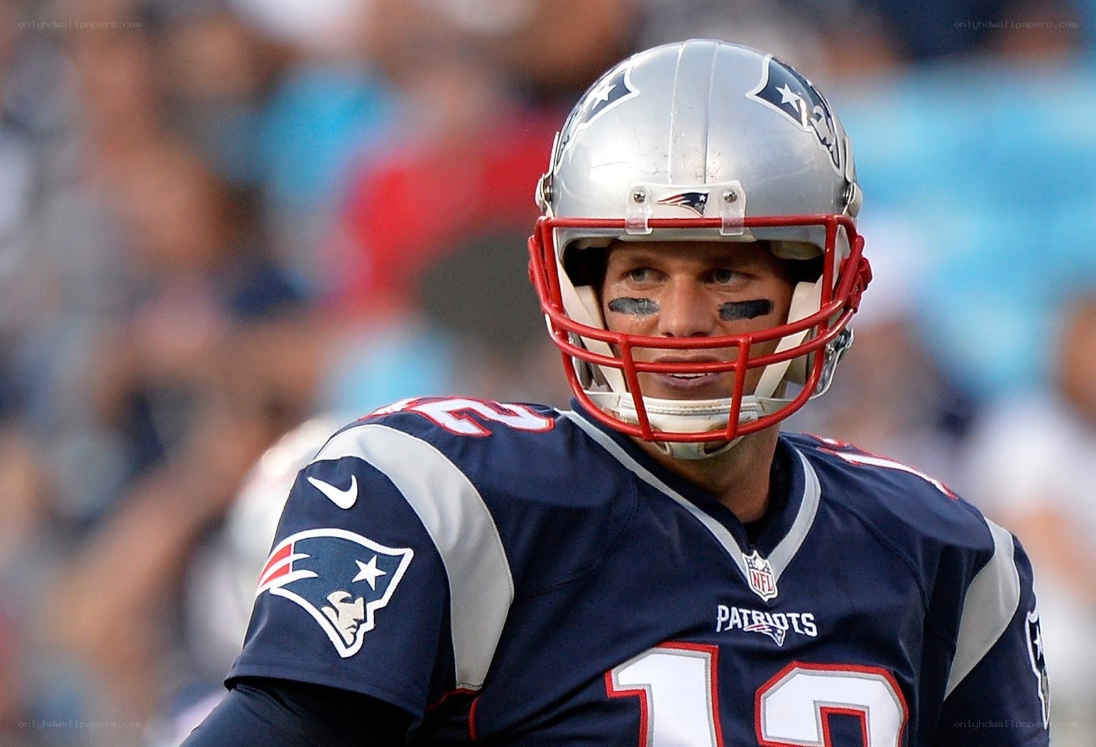 Tom Brady in Patriots uniform