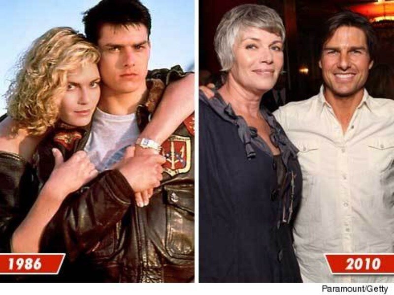 Tom Cruise and Kelly McGillis