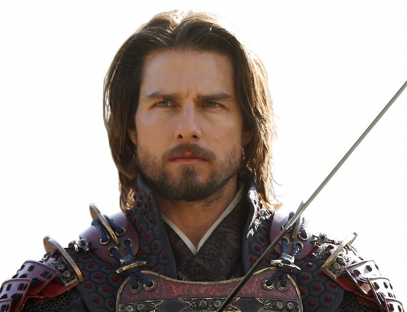 Tom Cruise as a samurai warrior
