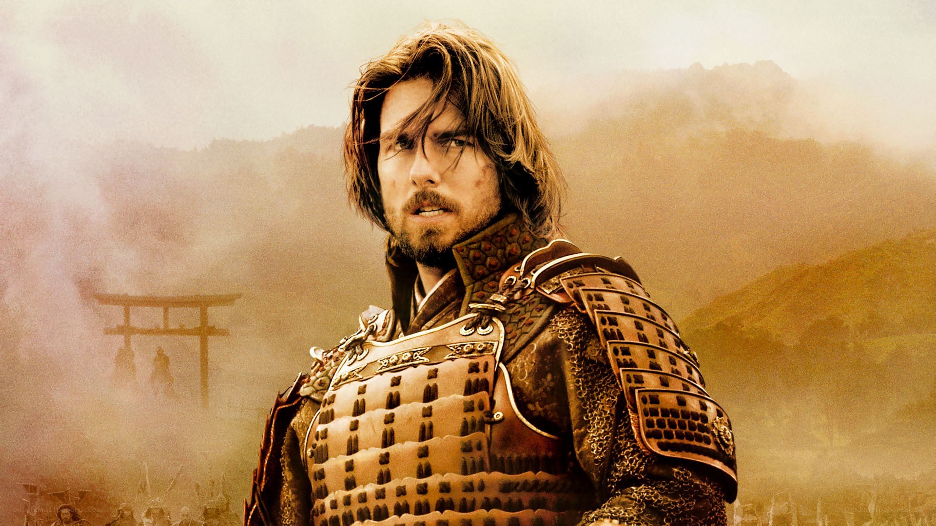Tom Cruise as a samurai warrior