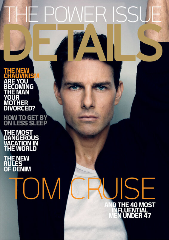 Tom Cruise on magazine cover
