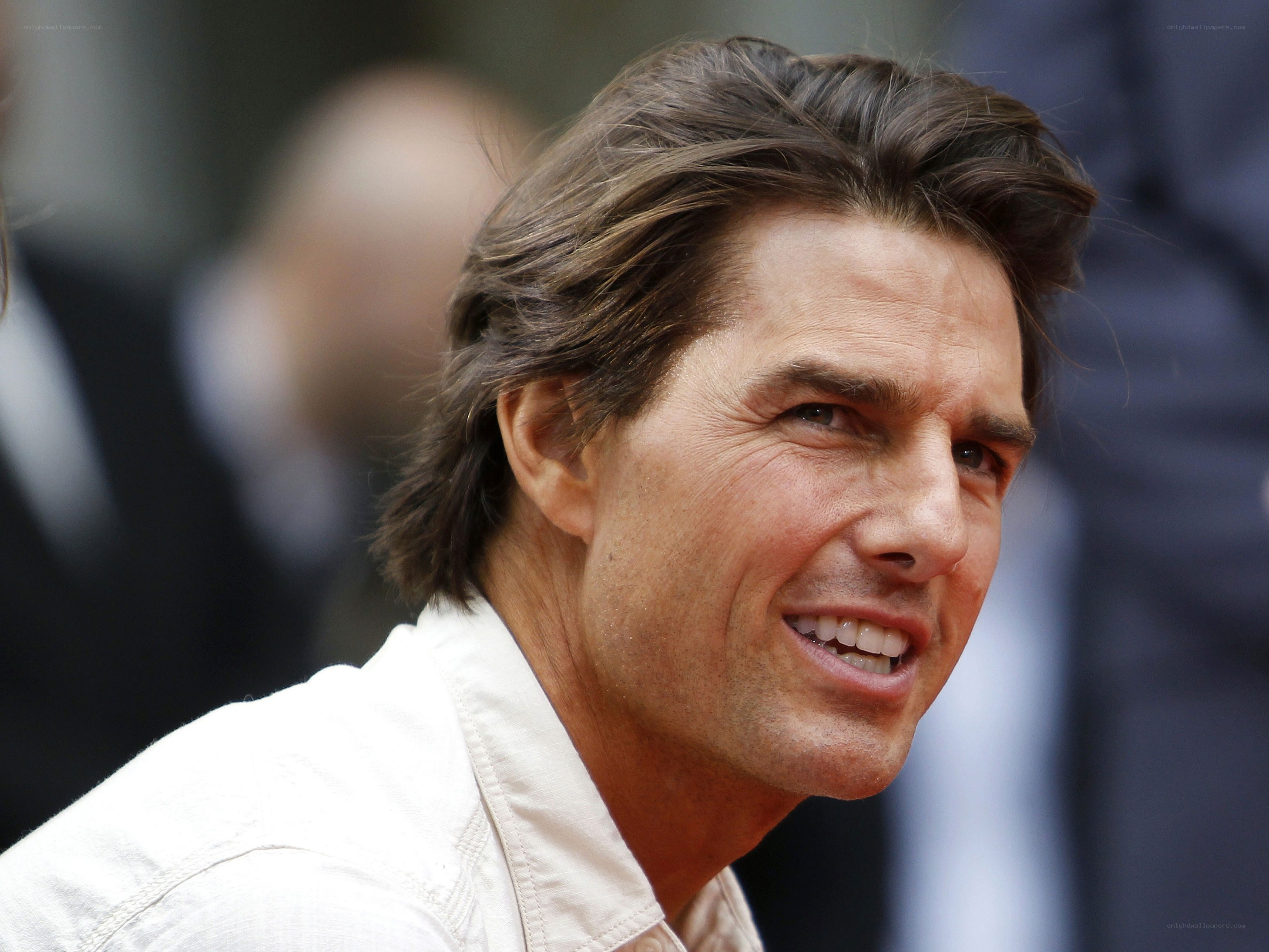 Tom Cruise smiling at event