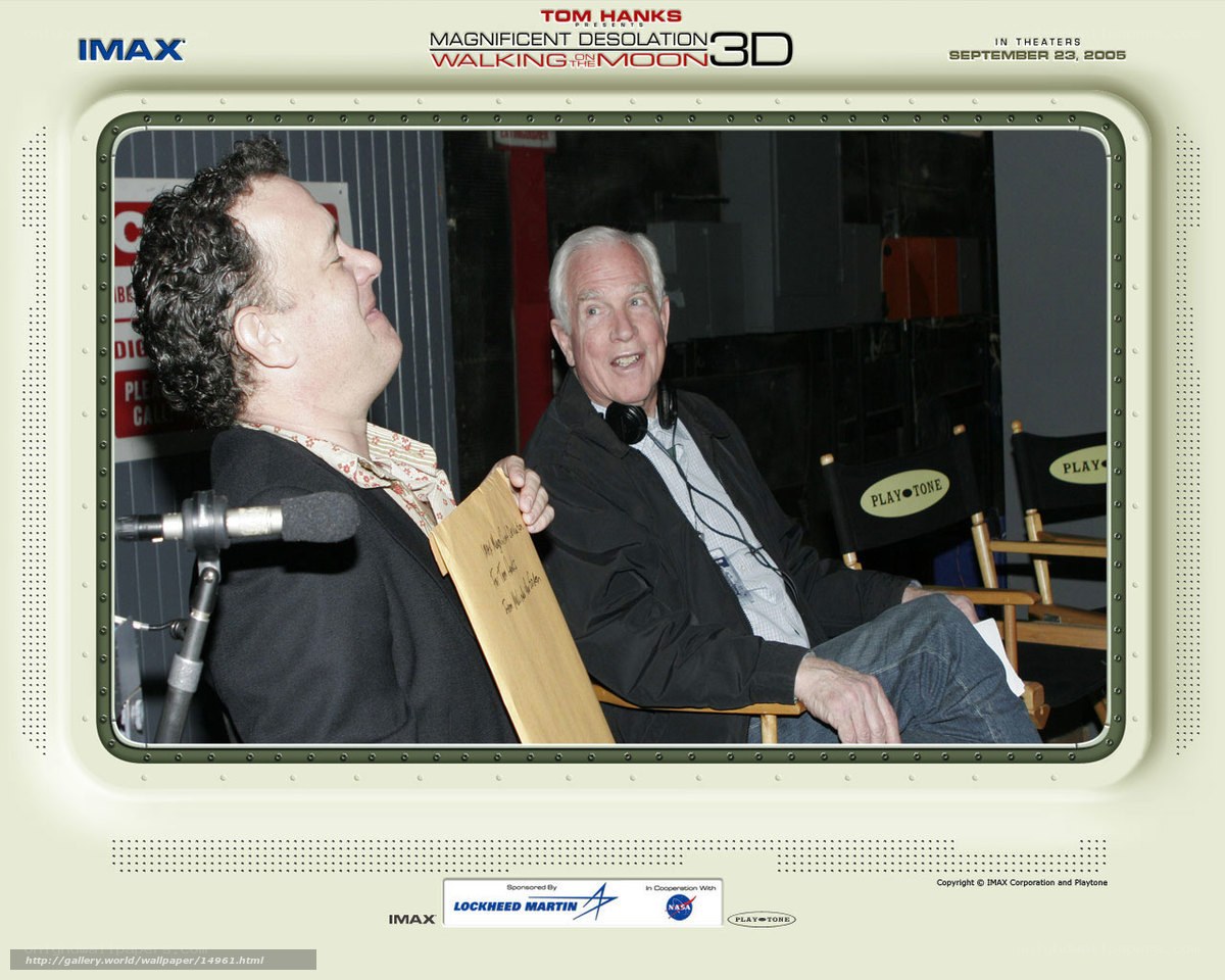 Tom Hanks and director on set