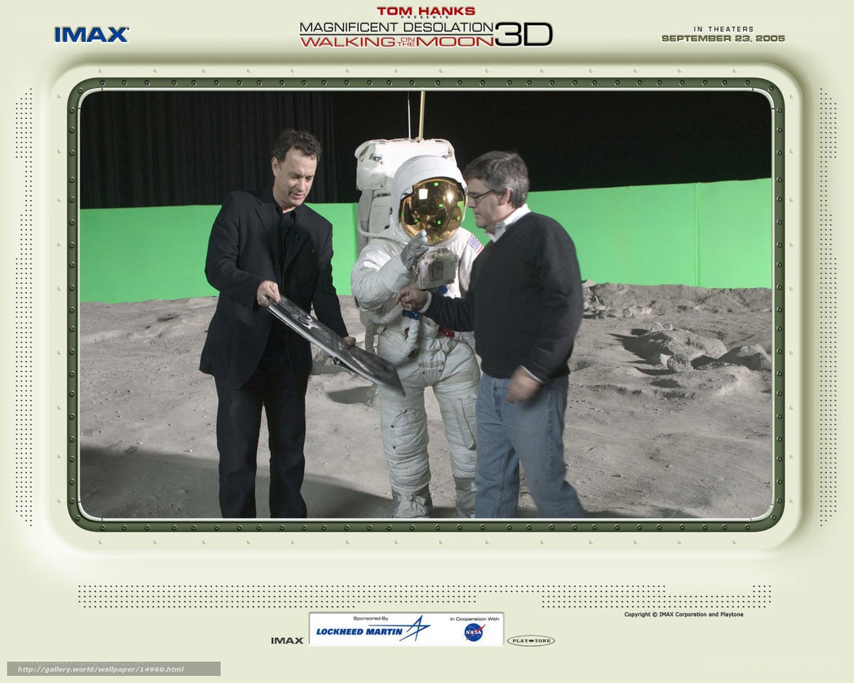 Tom Hanks on the Moon