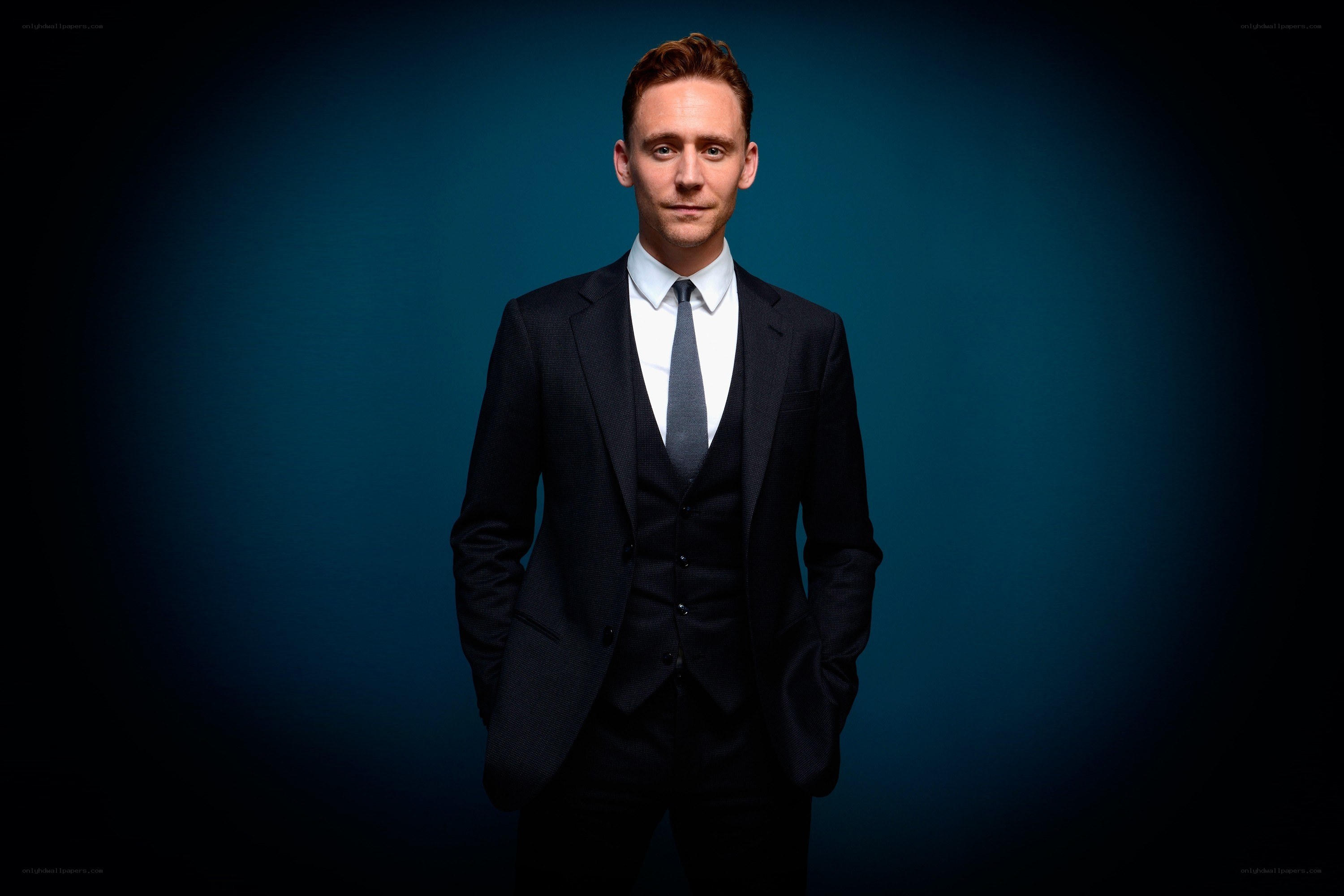 Tom Hiddleston in a suit
