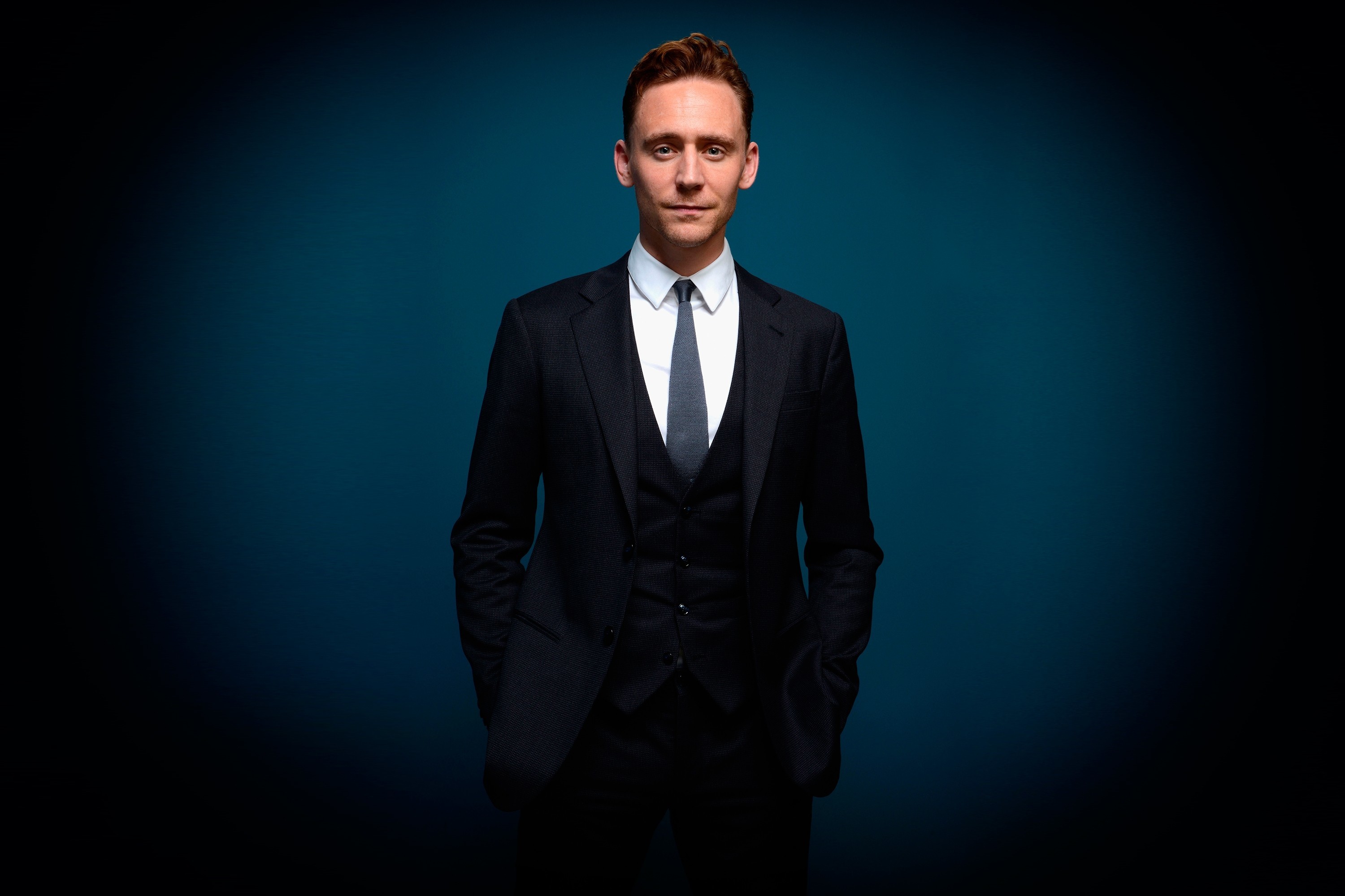 Tom Hiddleston in a suit