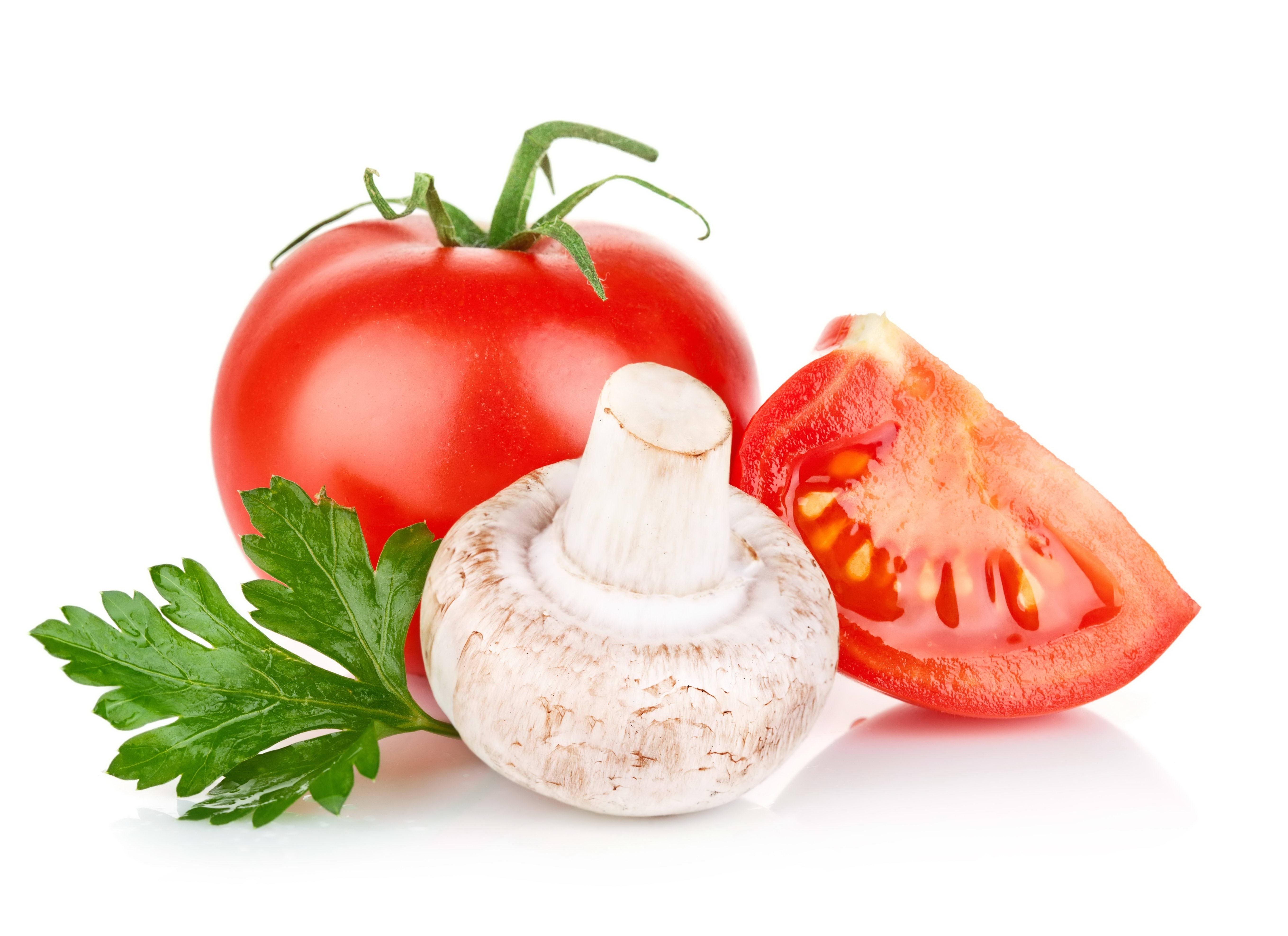 tomato mushroom parsley