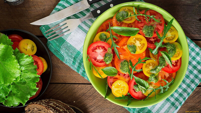 Tomato Salad in Bowl
