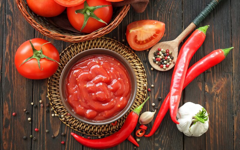 Tomato Sauce in Bowl