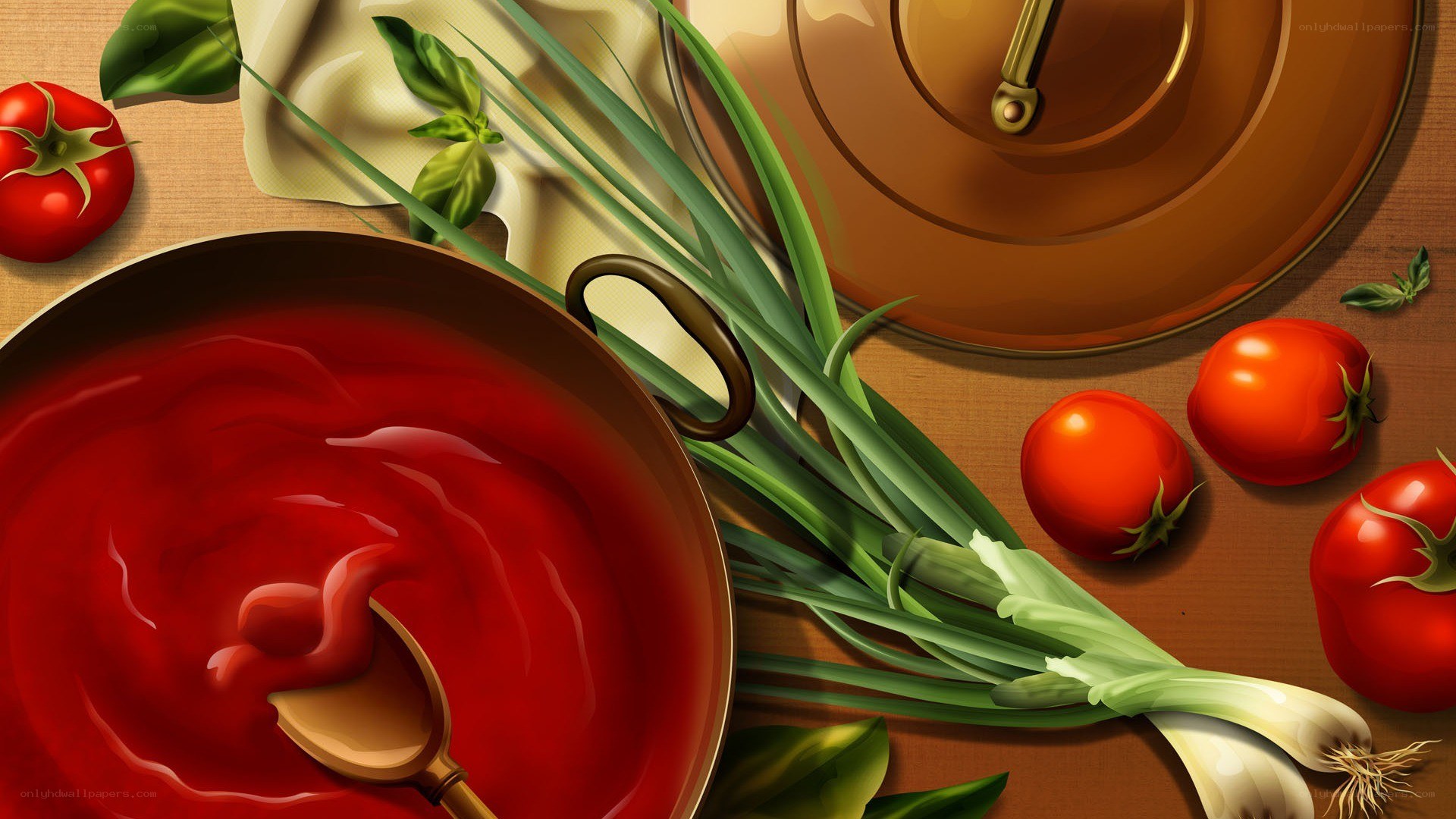 Tomato sauce preparation