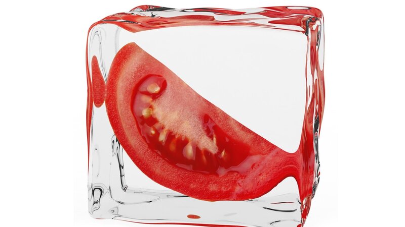 Tomato Slice in Ice — Red