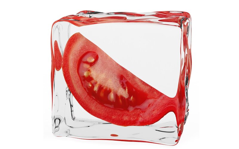 Tomato Slice in Ice
