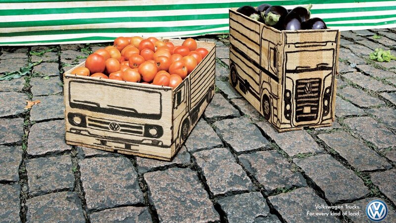 Tomatoes and Eggplants in Crates