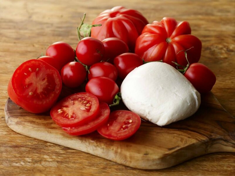 Tomatoes and Mozzarella