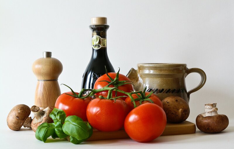 Tomatoes and Mushrooms