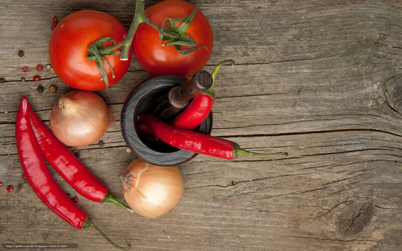 Tomatoes and Peppers — Red