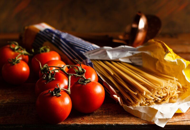 Tomatoes and Spaghetti
