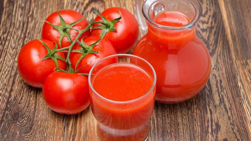 Tomatoes and Tomato Juice — Red