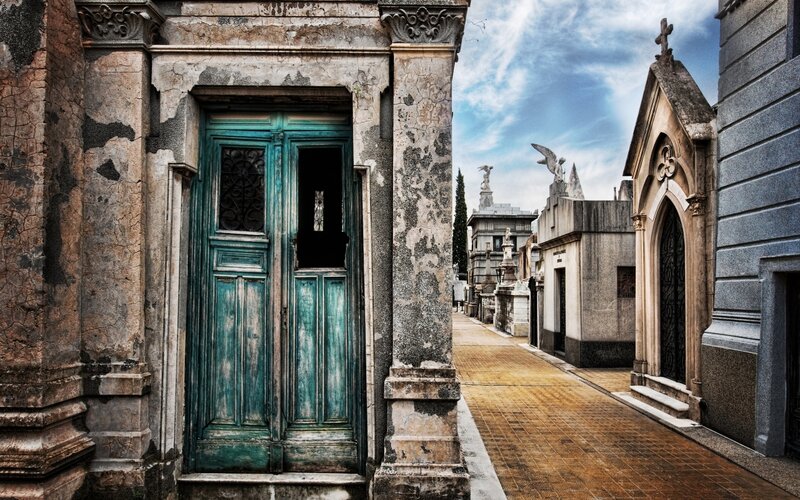 Tomb Entrance in Cemetery