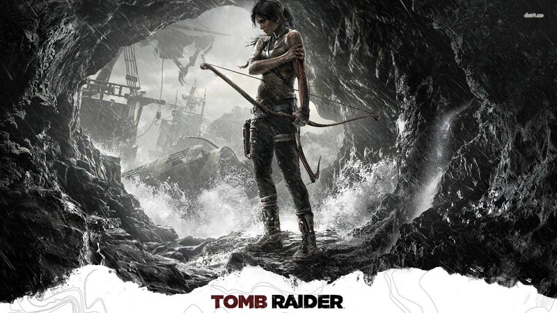 Tomb Raider Character — Black, Dramatic