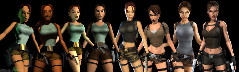 Tomb Raider character evolution