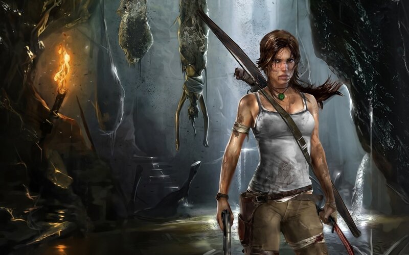 Tomb Raider Character — Gray