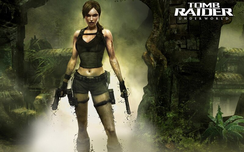 Tomb Raider Character — Green, Dramatic