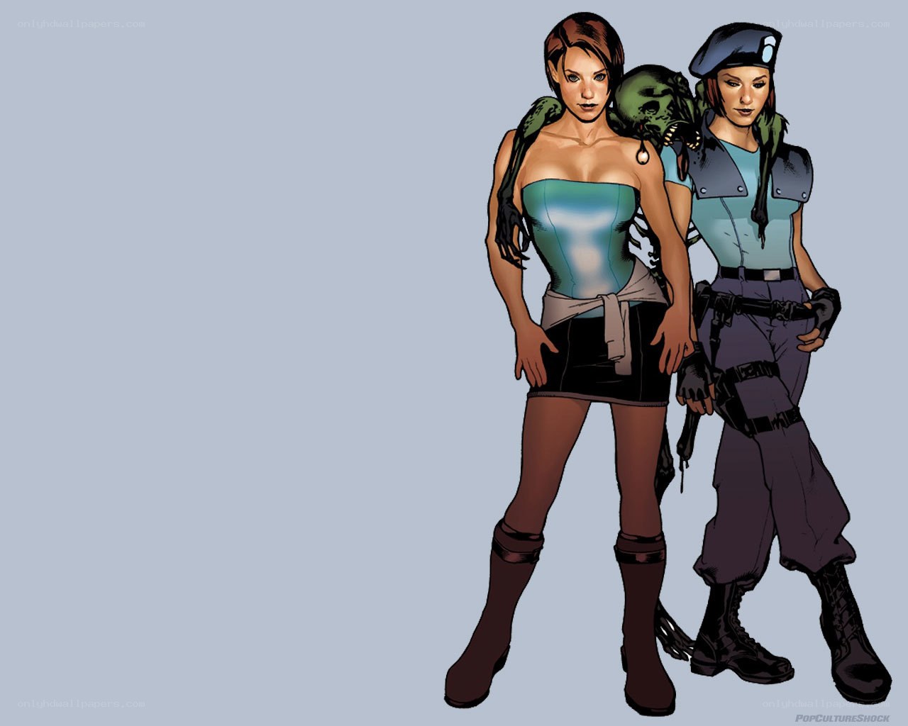 Tomb Raider characters in comic art