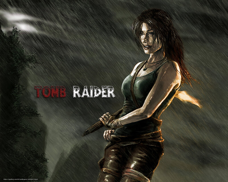 Tomb Raider in the rain
