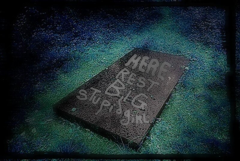 Tombstone in Grass