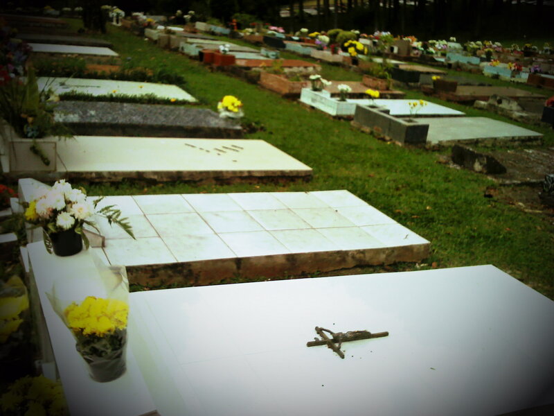 Tombstones in Cemetery