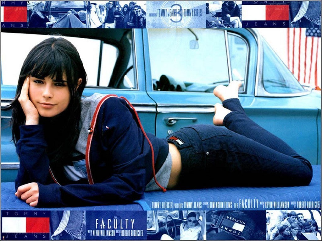 Tommy Jeans advertisement with model
