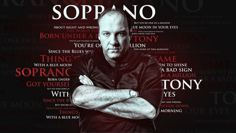 Tony Soprano promotional art