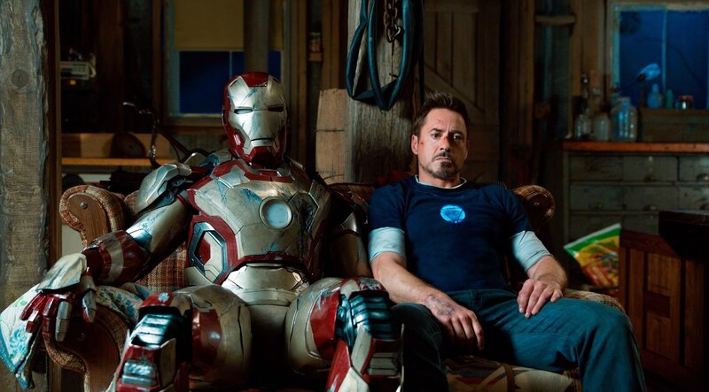 Tony Stark and Iron Man — Blue, Dramatic
