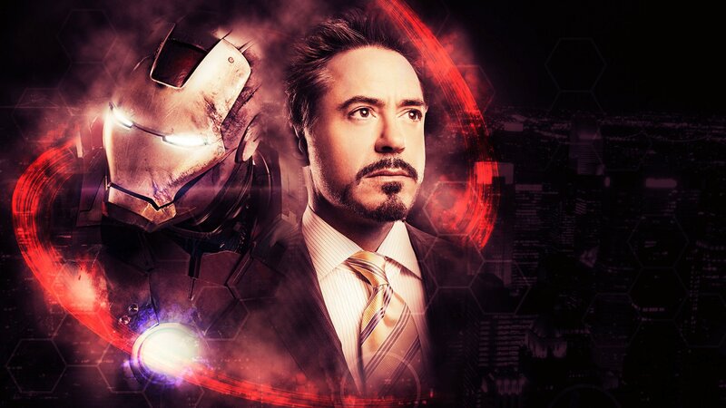 Tony Stark and Iron Man — Red