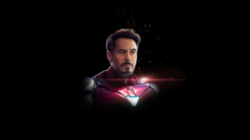Tony Stark in Armor — Black