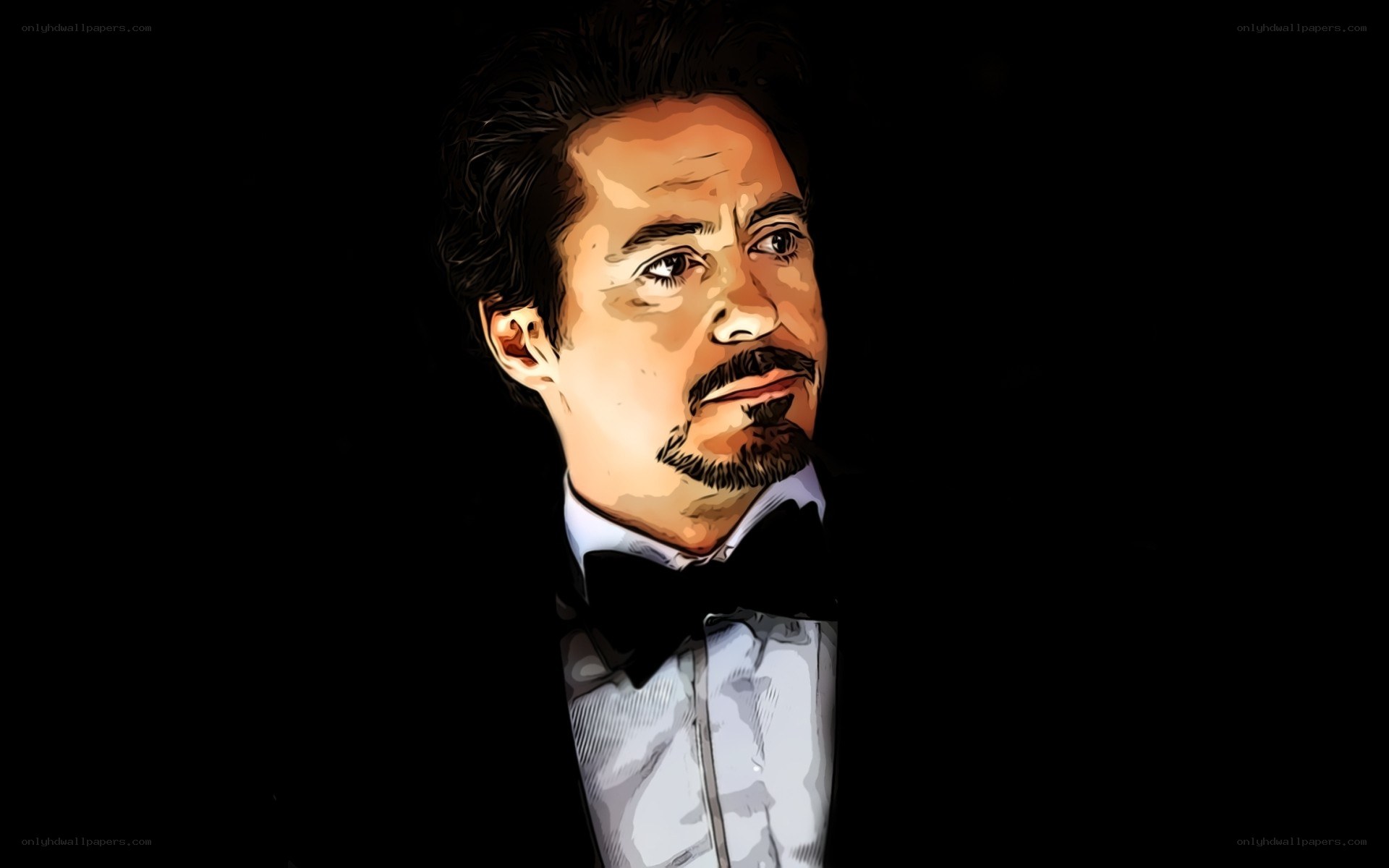 Tony Stark portrait illustration