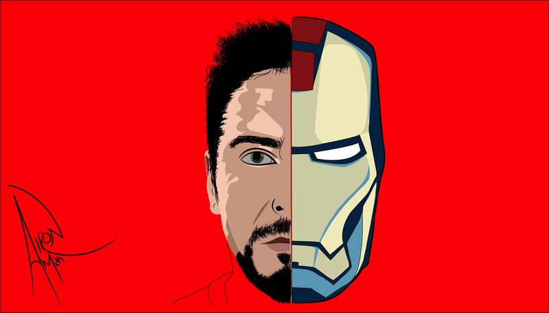 Tony Stark's Face